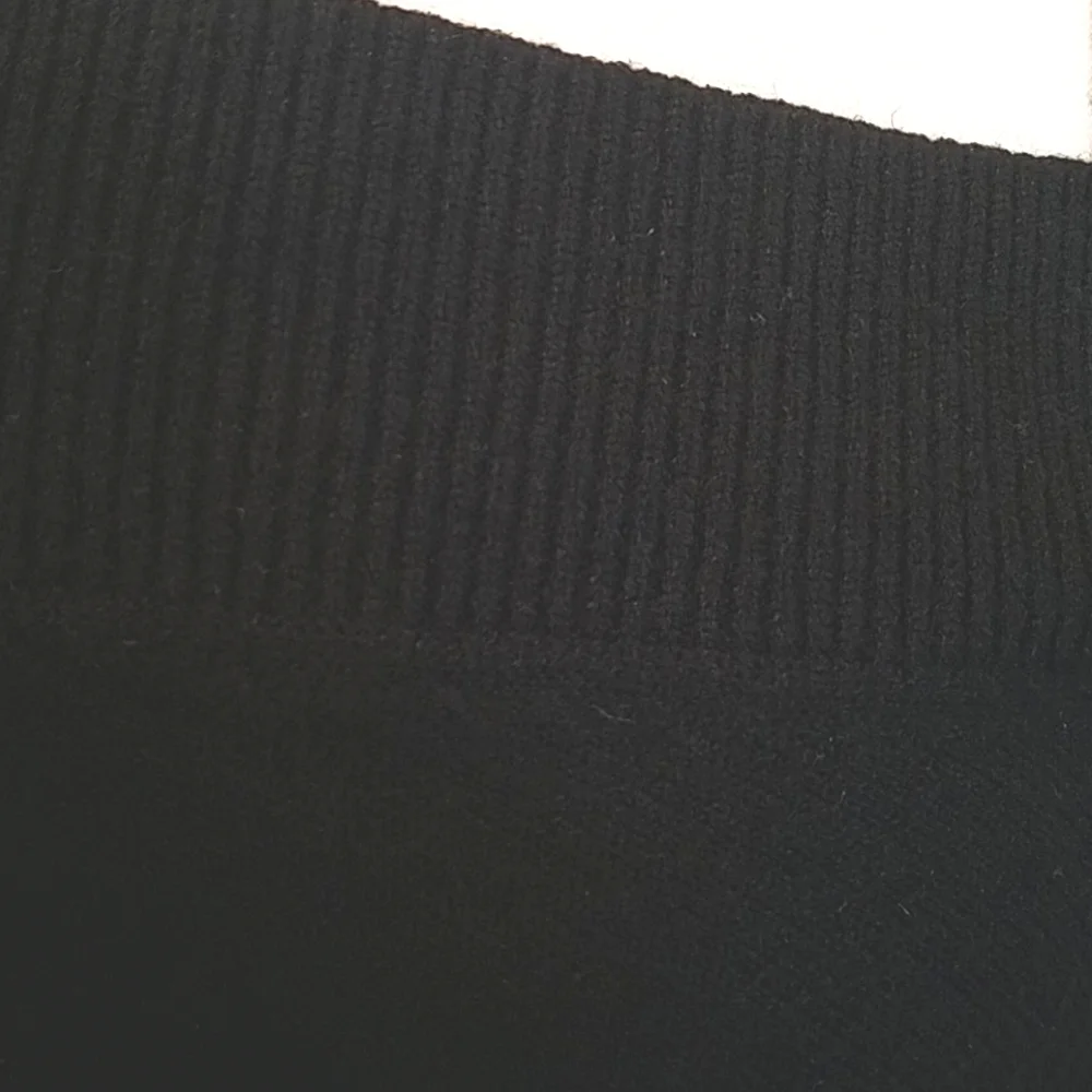 Anthropolgie Black V Neck Sweater sz L - Picture 3 of 16